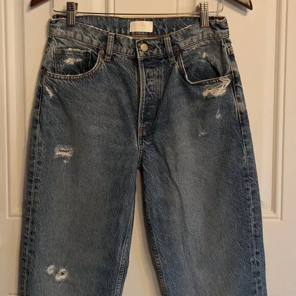 Boyish The Tommy Rigid Construction High Rise Straight Jeans Size 27 EUC - Picture 3 of 13